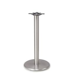 Argent-17 Satin Chrome Table Base - Counter Height (34 3/4")