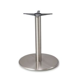 Argent-28 Satin Chrome Table Base - Counter Height (34 3/4")