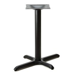 Braga-2230 Stamped Steel Black X Style Table Base