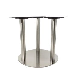 Ravello-29X3 Stainless Steel Table Base - Dining Height (28 1/2)