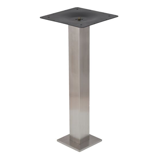 Square Eclipse Bolt Down - Stainless Steel Table Base (Table Base)
