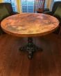 J24 Semi-Gloss Vintage Style Claw Foot Pedestal Cast Iron Table Base