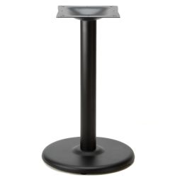 Faro-18 Stamped Steel Black Disc Style Table Base
