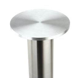 Tablebases.com Silver Glass Top Adapter for Table Bases & Glass Table Tops