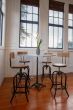 Brasserie 4 Black Cast Iron Vintage Bar Height Table Base 