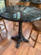 J24 Semi-Gloss Vintage Style Claw Foot Pedestal Cast Iron Table Base