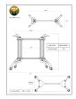 Bruni 2 x 2 Table Base Specifications
