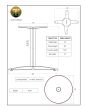 C28 Black Table Base - Specifications
