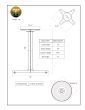 I18 Black Table Base - Specifications