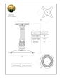K15 Semi-Gloss Black Table Base - Specifications