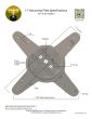 CR20 Chrome - Heavy Weight Table Base - Dining Height (28")