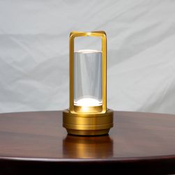 Walton Battery Powered Lamp Gold