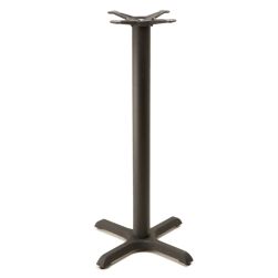 B22 Black Outdoor Table Base - Bar Height (40 1/4")