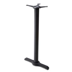 B22T Black Outdoor Table Base Bar Height