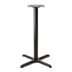 Braga-30 Black Table Base - Bar Height (40 1/4")