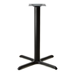 Braga-36 Black X Style Table Base Bar Height