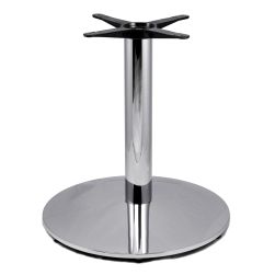 CR28 Chrome Table Base - Counter Height (34 3/4")