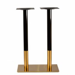 Deco-1628 Dual Tone Dual Column Table Base Bar Height
