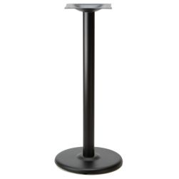 Faro-18 Stamped Steel Black Disc Style Table Base Bar Height