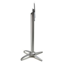 No-Rock Terrace Metallic Silver - Self Stabilizing Table Base