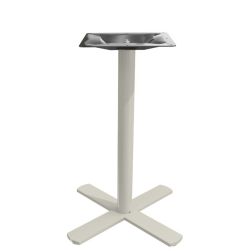 Ravello-22X Taupe X Style Table Base - Dining Height