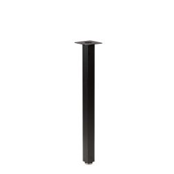 Rockwell Black Square Steel Table Leg