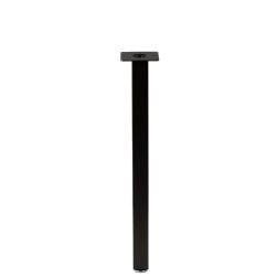 Rockwell Black Square Steel Table Leg