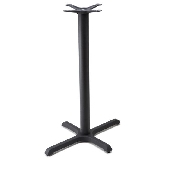B2230 Black Outdoor Table Base - Bar Height