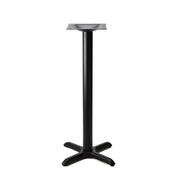Braga-22 Black Table Base - Bar Height (40 1/4")