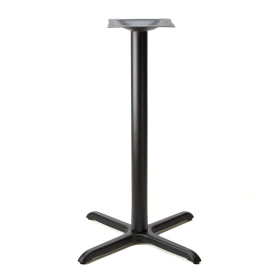Braga-30 Black Table Base - Bar Height (40 1/4")