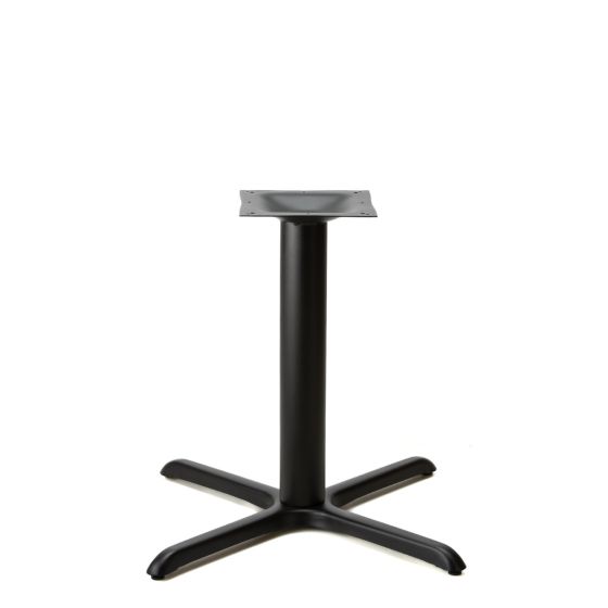 Braga-36 Stamped Steel Black X Style Table Base