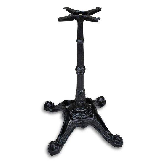 Brasserie 4 Black Outdoor Vintage Style Bistro Table Base