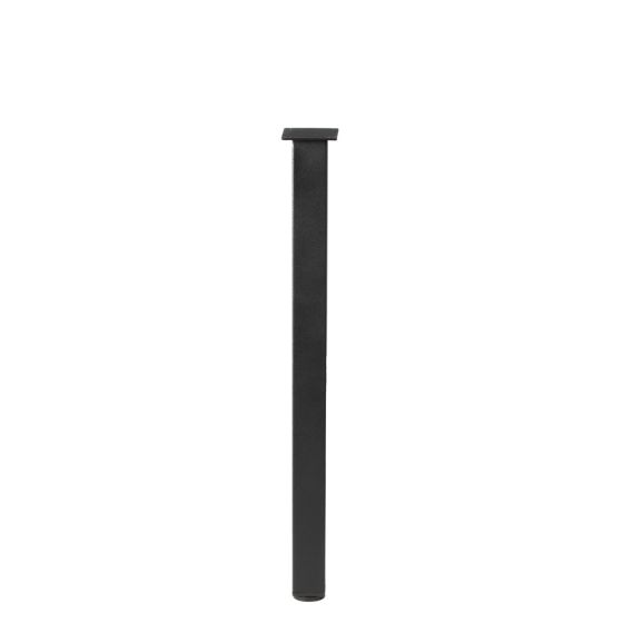 BX2 Black Square Steel Table Leg