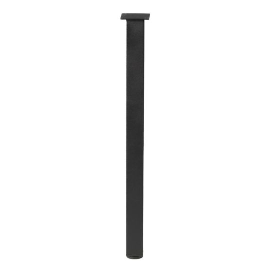 BX2 Black Square Steel Table Leg