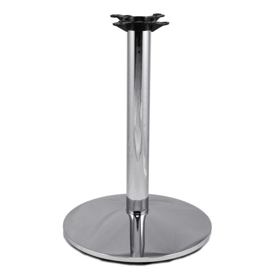 CR20 Chrome - Heavy Weight Table Base - Coffee Table Height (18")