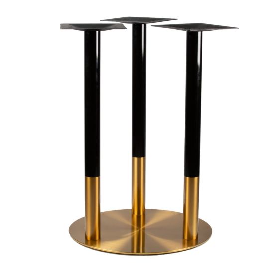 Deco-29X3 Dual Tone Three Column Heavy Duty Table Base