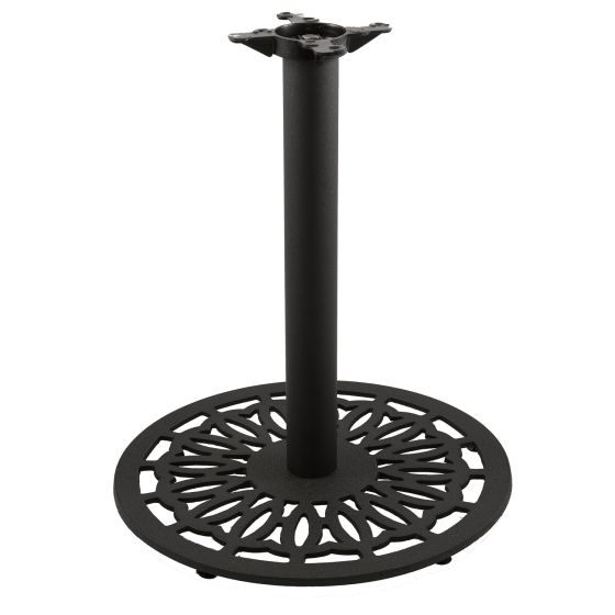 E24 Black Table Base