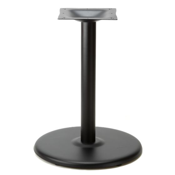 Faro-22 Stamped Steel Black Disc Style Table Base