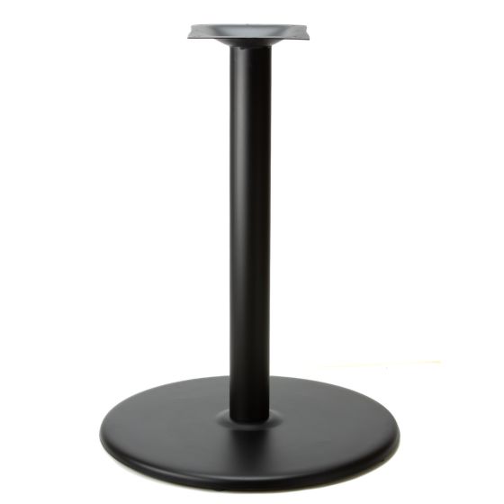 Faro-30 Stamped Steel Black Disc Style Table Base Bar Height