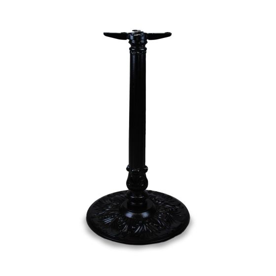 K24 Outdoor Black Table Base - Bar Height (41 1/4")