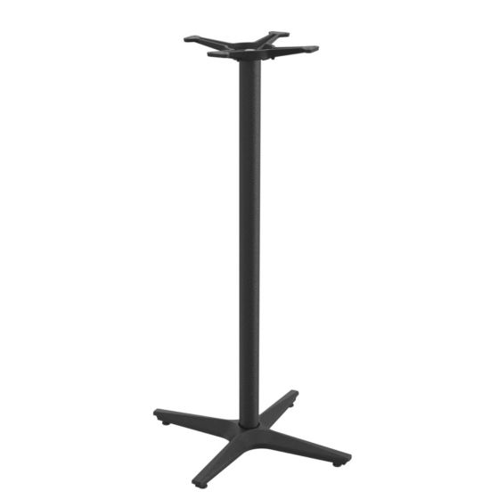 Marin-22 Black Minimalist 4 Prong Table Base