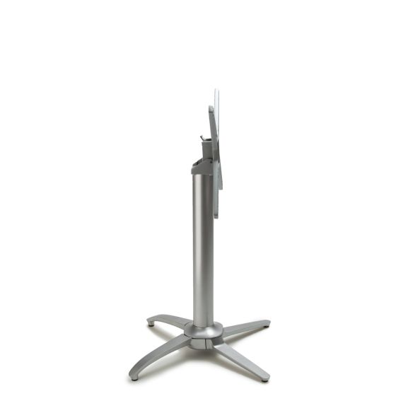 No-Rock Terrace Silver - Self-Stabilizing Table Base - Dining Height (28")