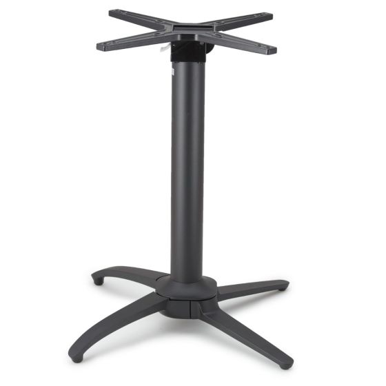No-Rock Terrace Black - Self-Stabilizing Table Base - Bar Height (40.7")