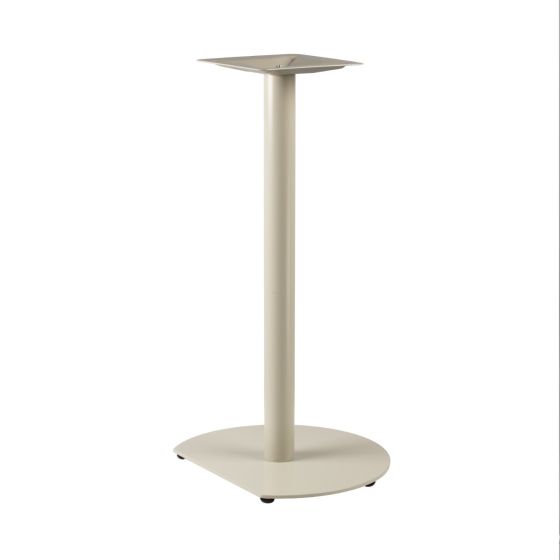 Ravello-22D - D-Style Taupe Table Base
