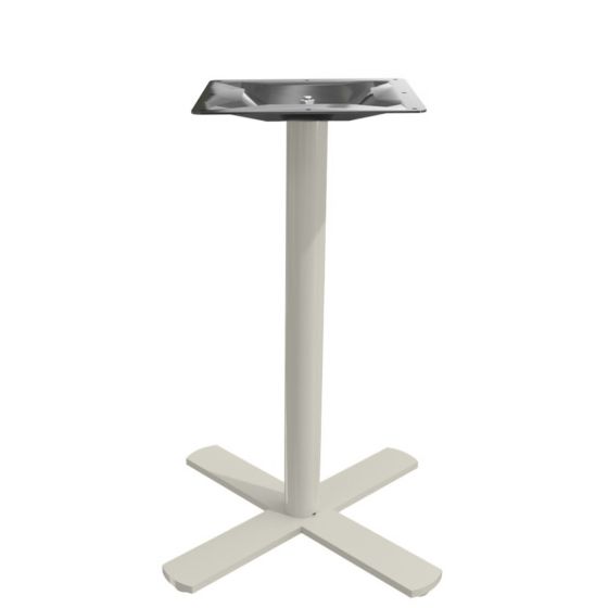 Ravello-22X Taupe X Style Table Base - Dining Height