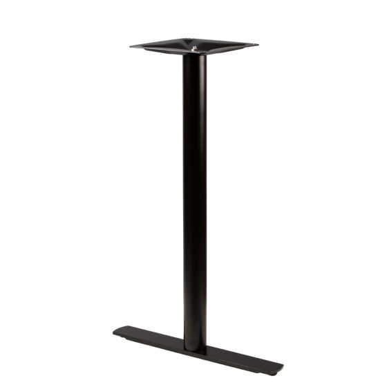 Ravello-26T Black T-Style 2-Prong ADA Wheelchair Accessible Metal Pedestal Table Base