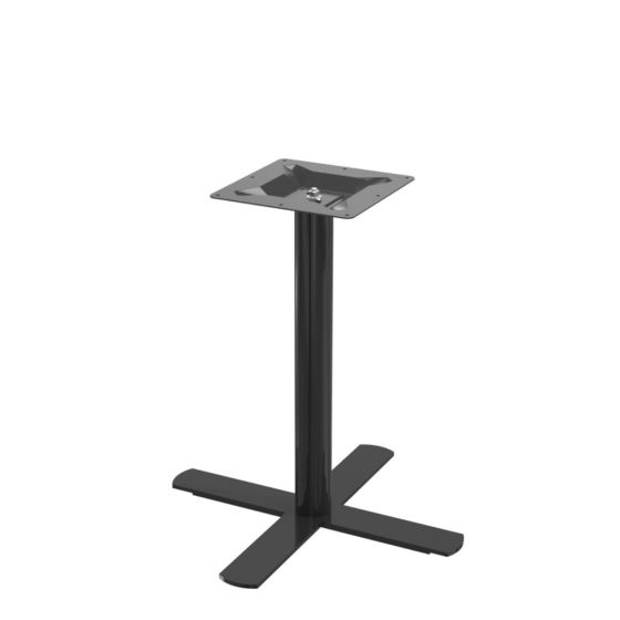 Ravello-26X - Black Table Base - Dining Height (28 1/4")
