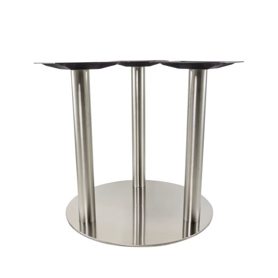 Ravello-29X3 Stainless Steel Table Base - Dining Height (28 1/2)