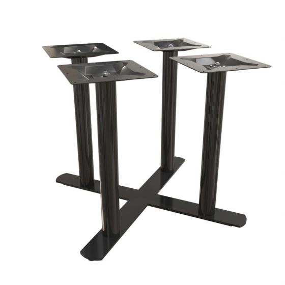 Ravello-40X - Black Table Base - Dining Height (28 1/2")