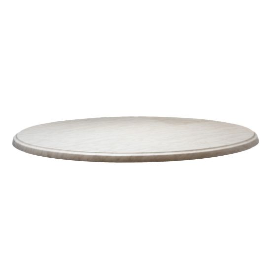 Round Werzalit Table Top Faux Marble Table